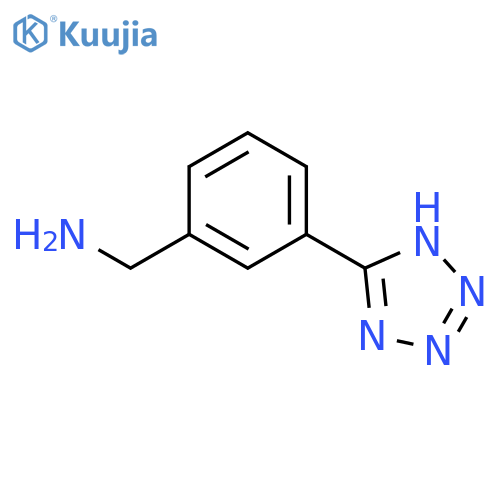 3-(1H-Tetrazol-5-yl)benzylamine structure