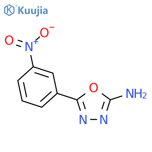 5-(3-nitrophenyl)-1,3,4-oxadiazol-2-amine structure