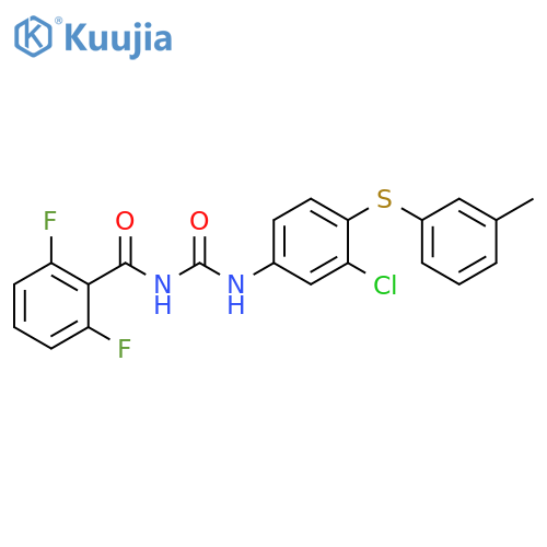 Benzamide,N-[[[3-chloro-4-[(3-methylphenyl)thio]phenyl]amino]carbonyl]-2,6-difluoro- structure