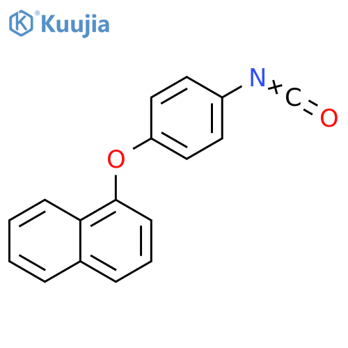 Naphthalene, 1-(4-isocyanatophenoxy)- structure
