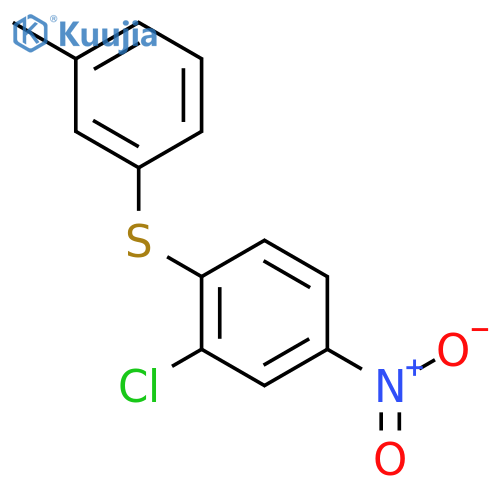 Benzene, 2-chloro-1-[(3-methylphenyl)thio]-4-nitro- structure