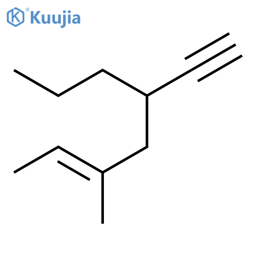 2-Octene, 5-ethynyl-3-methyl-, (2E)- structure