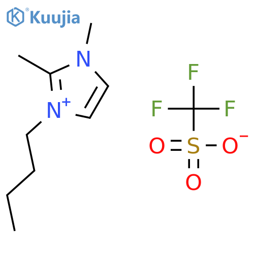 1-butyl-2,3-dimethylimidazol-3-ium Trifluoromethanesulfonate structure