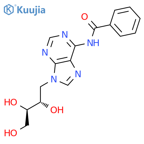 BENZAMIDE, N-[9-[(2S,3R)-2,3,4-TRIHYDROXYBUTYL]-9H-PURIN-6-YL]- structure