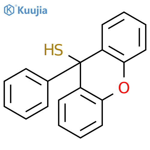 9H-Xanthene-9-thiol, 9-phenyl- structure