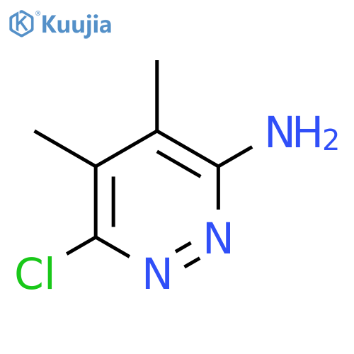 6-chloro-4,5-dimethylpyridazin-3-amine structure