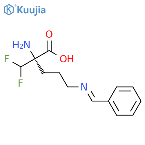 Ornithine, 2-(difluoromethyl)-N5-(phenylmethylene)- structure