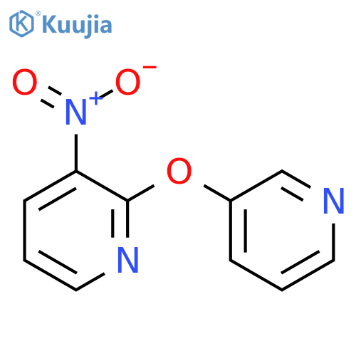 3-nitro-2-pyridin-3-yloxypyridine structure
