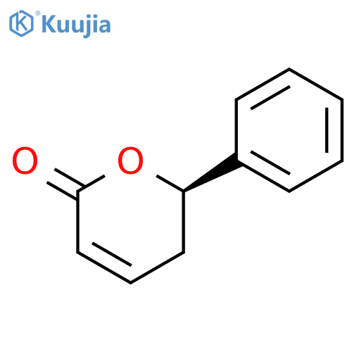 2H-PYRAN-2-ONE, 5,6-DIHYDRO-6-PHENYL-, (6R)- structure