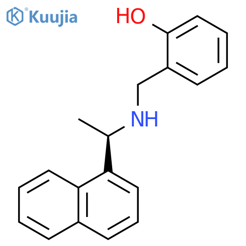 2-({[(1R)-1-(Naphthalen-1-yl)ethyl]amino}methyl)phenol structure
