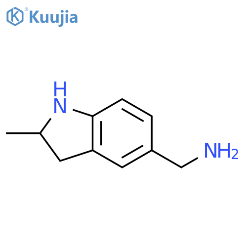 1-(2,3-dihydro-1H-indol-5-yl)ethan-1-amine structure
