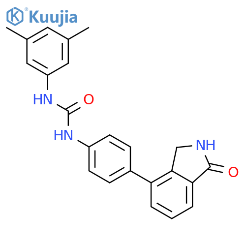 Urea,N-[4-(2,3-dihydro-1-oxo-1H-isoindol-4-yl)phenyl]-N'-(3,5-dimethylphenyl)- structure