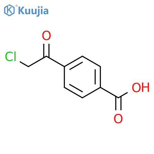 4-(2-Chloroacetyl)benzoic acid structure