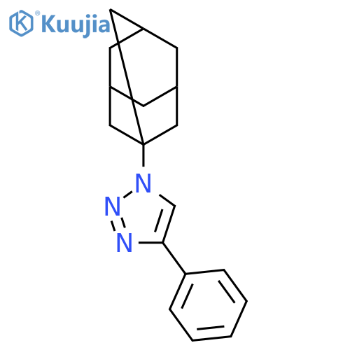 1H-1,2,3-Triazole, 4-phenyl-1-tricyclo[3.3.1.13,7]dec-1-yl- structure