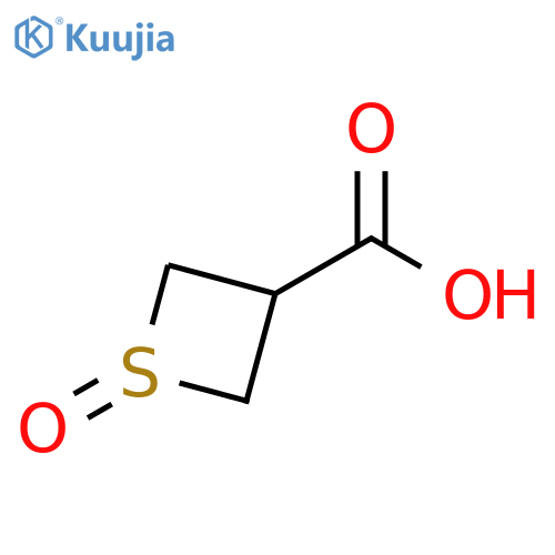 thietane-3-carboxylic acid 1-oxide structure