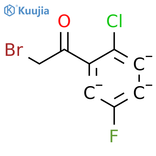 2-Chloro-5-fluorophenacyl Bromide structure