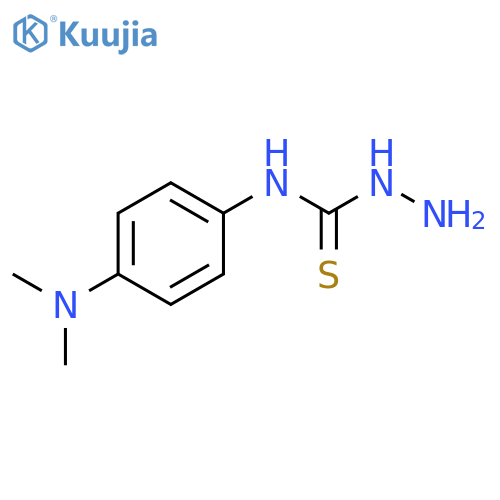 3-amino-1-4-(dimethylamino)phenylthiourea structure
