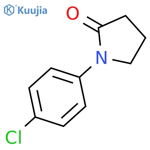 1-(4-Chlorophenyl)pyrrolidin-2-one structure