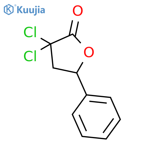 2(3H)-Furanone,3,3-dichlorodihydro-5-phenyl- structure