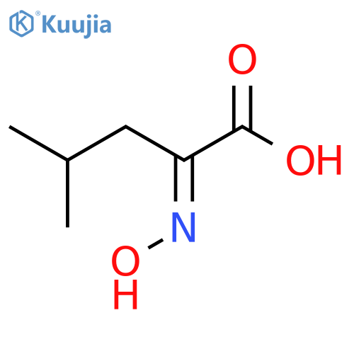Pentanoic acid, 2-(hydroxyimino)-4-methyl- structure