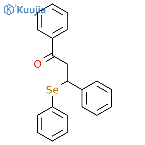 1,3-diphenyl-3-phenylselanylpropan-1-one structure