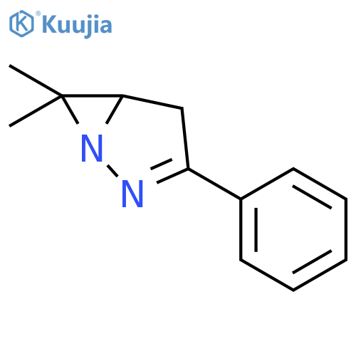 1,2-DIAZABICYCLO[3.1.0]HEX-2-ENE, 6,6-DIMETHYL-3-PHENYL- structure