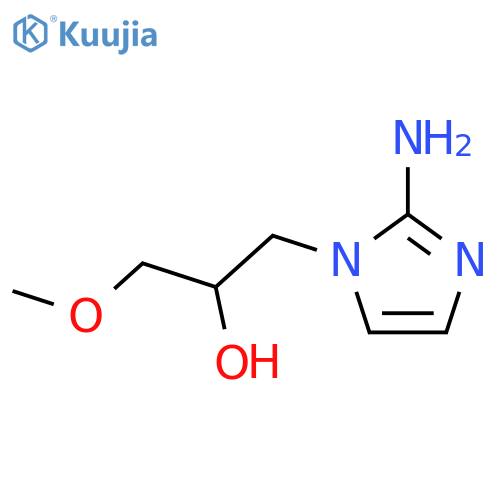 1H-Imidazole-1-ethanol,2-amino-a-(methoxymethyl)- structure
