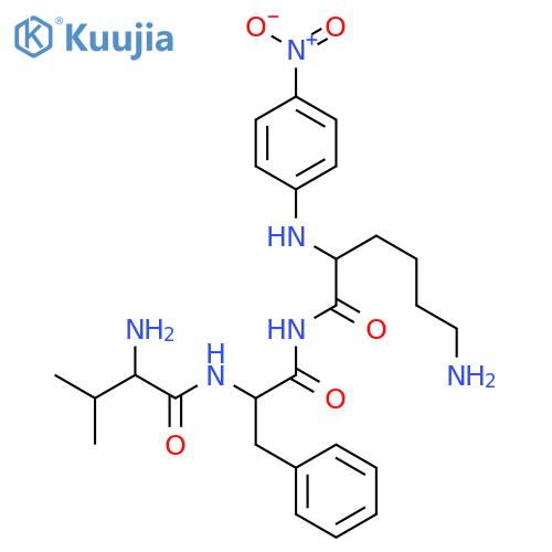 L-Lysinamide,D-valyl-L-phenylalanyl-N-(4-nitrophenyl)- structure