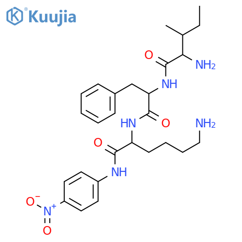 H-D-Ile-Phe-Lys-pNA trifluoroacetate salt structure