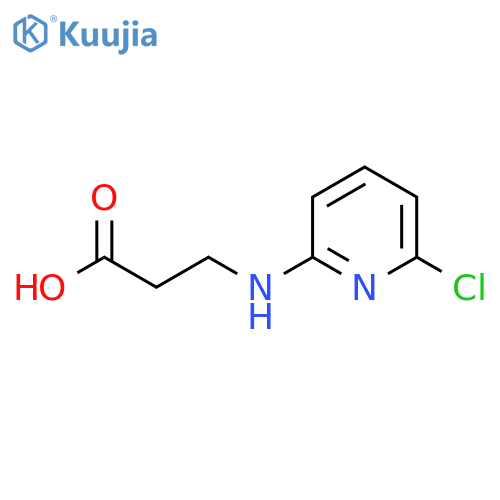 3-((6-Chloropyridin-2-yl)amino)propanoic acid structure