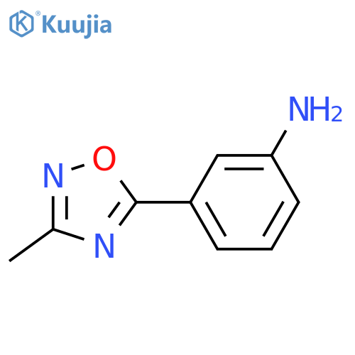 3-(3-Methyl-1,2,4-oxadiazol-5-yl)aniline structure