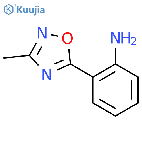 2-(3-Methyl-1,2,4-oxadiazol-5-yl)aniline structure