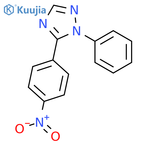 1H-1,2,4-Triazole, 5-(4-nitrophenyl)-1-phenyl- structure