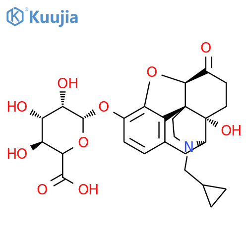 b-D-Glucopyranosiduronic acid, (5a)-17-(cyclopropylmethyl)-4,5-epoxy-14-hydroxy-6-oxomorphinan-3-yl(9CI) structure