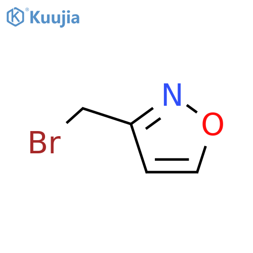 3-(bromomethyl)-1,2-oxazole structure