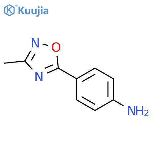 4-(3-Methyl-1,2,4-oxadiazol-5-yl)aniline structure