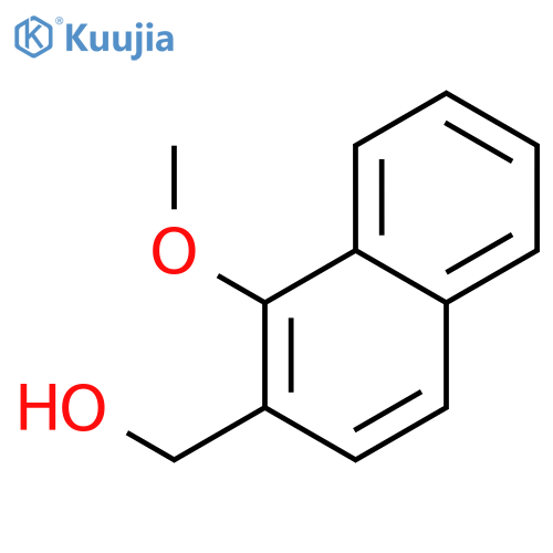 1-Methoxynaphthalene-2-methanol structure