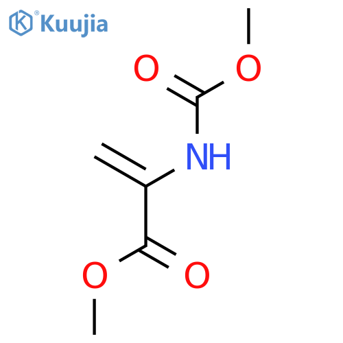 2-Propenoic acid, 2-[(methoxycarbonyl)amino]-, methyl ester structure