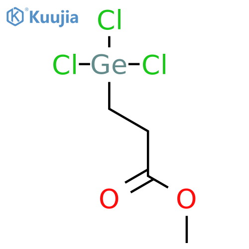 Propanoic acid, 3-(trichlorogermyl)-, methyl ester structure