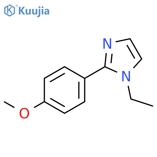 1H-Imidazole,1-ethyl-2-(4-methoxyphenyl)- structure