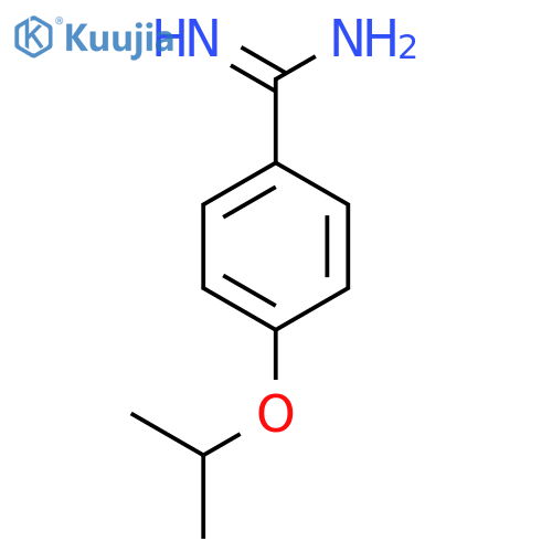 4-(propan-2-yloxy)benzene-1-carboximidamide structure