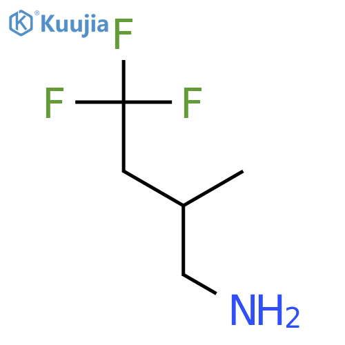 1-Butanamine, 4,4,4-trifluoro-2-methyl-, (R)- structure