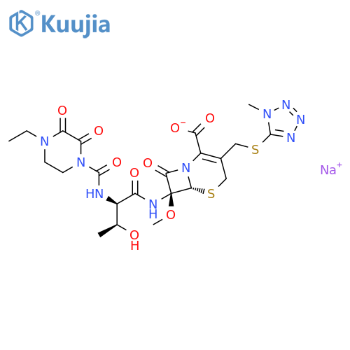 Cefbuperazone sodium structure
