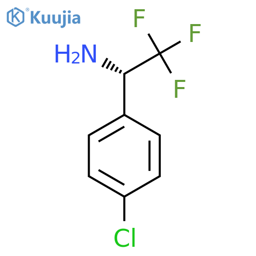 (1S)-1-(4-Chlorophenyl)-2,2,2-trifluoroethylamine structure