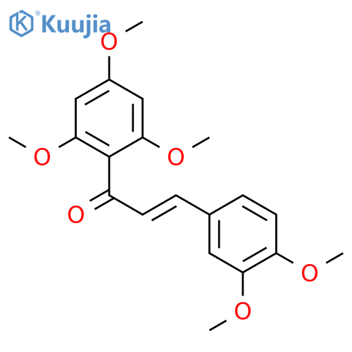 (e)-3-(3,4-dimethoxyphenyl)-1-(2,4,6-trimethoxyphenyl)prop-2-en-1-one structure