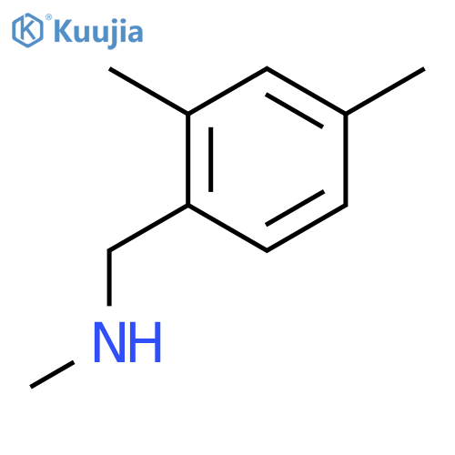 (2,4-dimethylphenyl)methyl(methyl)amine structure