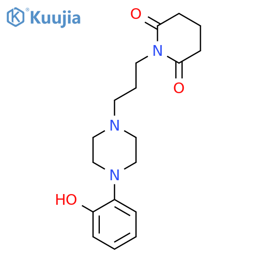 2,6-PIPERIDINEDIONE, 1-[3-[4-(2-HYDROXYPHENYL)-1-PIPERAZINYL]PROPYL]- structure