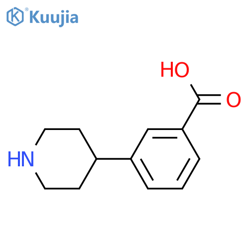 3-(Piperidin-4-yl)benzoic acid structure