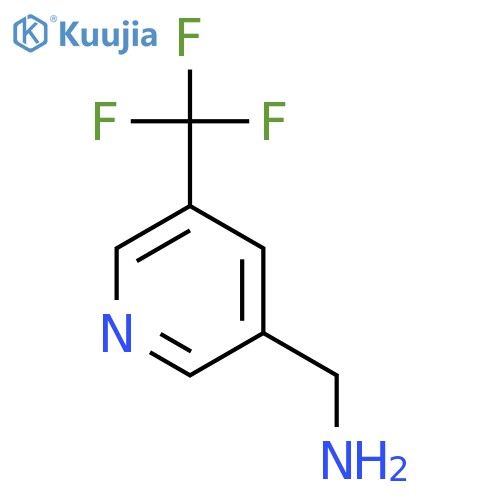 5-(trifluoromethyl)pyridin-3-ylmethanamine structure