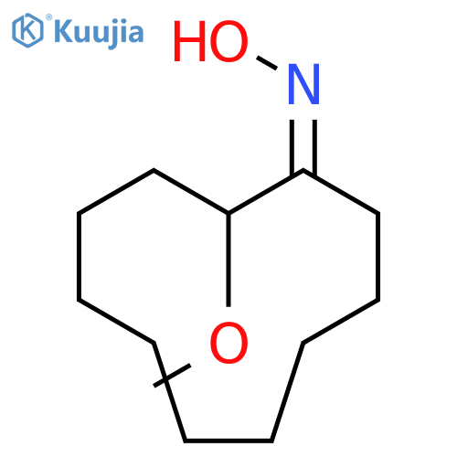 Cycloundecanone, 2-methoxy-, oxime structure